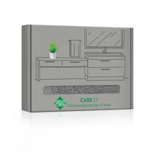 Полотенце для рук и лица Green Fiber CARE 17, серое